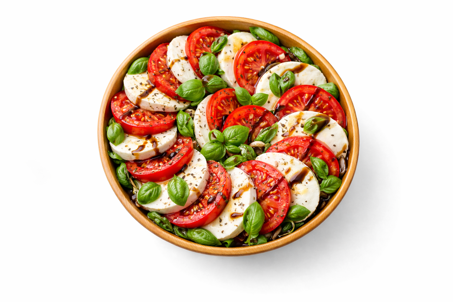 Classic Caprese Salad on a serving platter